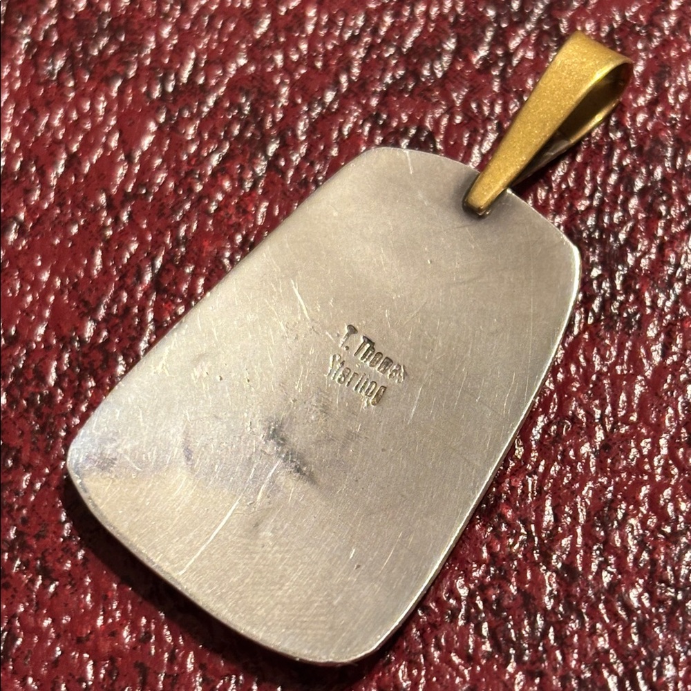 Vintage Kokopelli Sterling Pendant - Picture 3 of 5